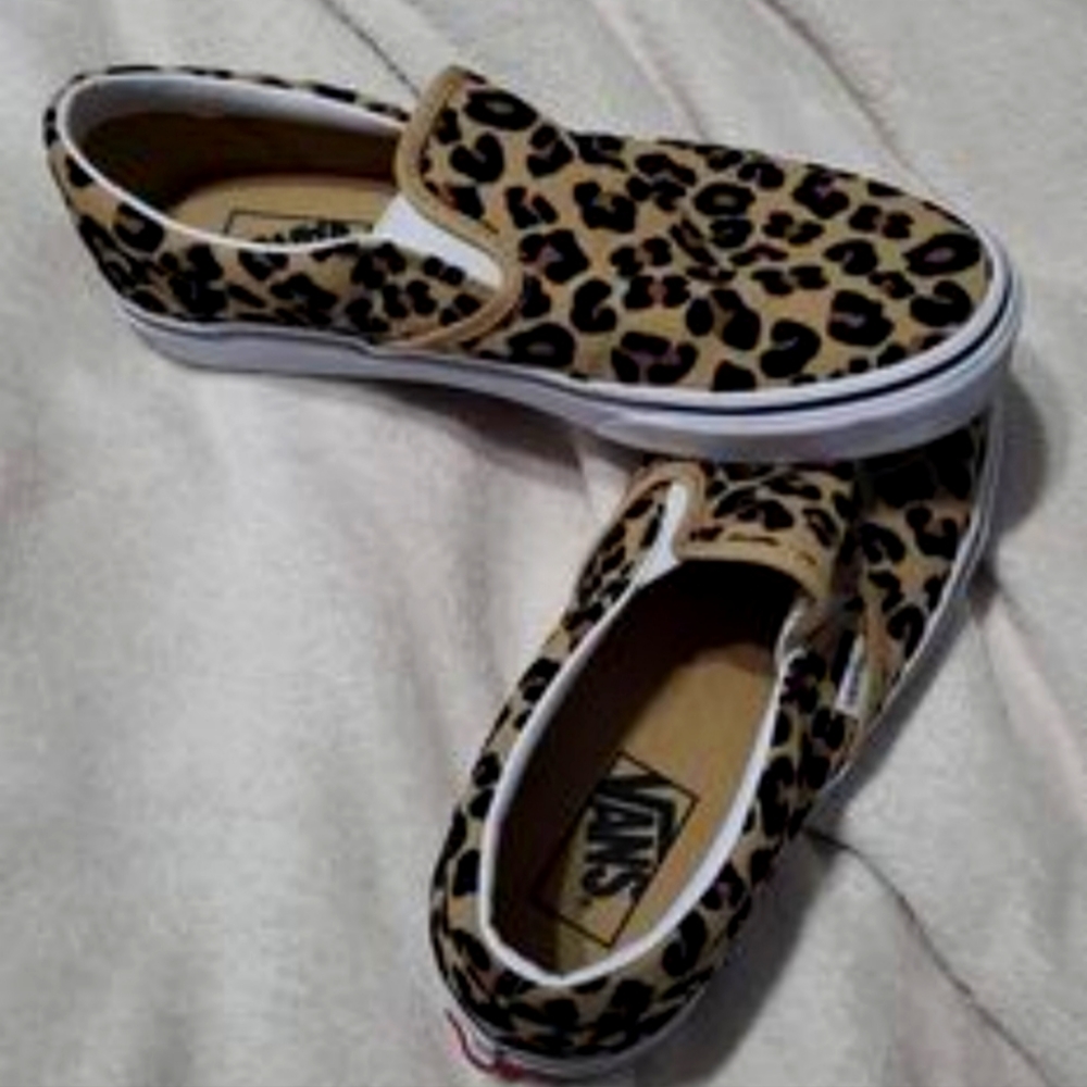 Leopard Print Vans W 10